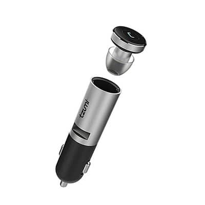 CARGADOR DE CARRO PARA CELULAR BLUETOOTH CARGA RAPIDA TZUMI