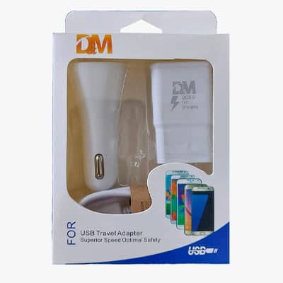 CARGADOR CELULAR 3 EN 1 V8