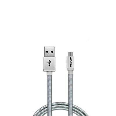CABLE MICROUSB DE DATOS Y CARGA RAPIDA ADATA GRIS