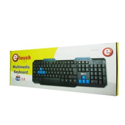 TECLADO MULTIMEDIA DE LUXE ETOUCH KM819