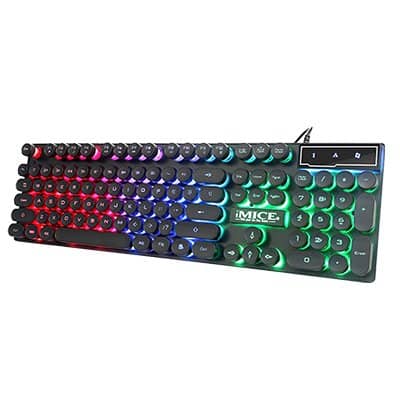 TECLADO METALICO GAMING IMICE AK800