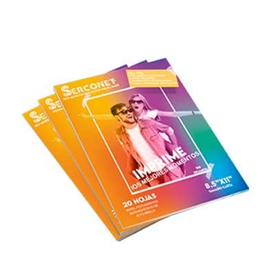 PAPEL FOTO ADHESIVO GLOSSY 120GMS (20) SERCONET