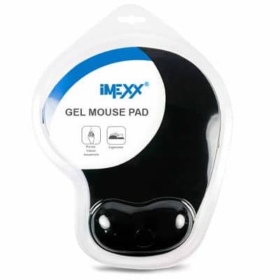 MOUSE PAD CON GEL NEGRO IMEXX