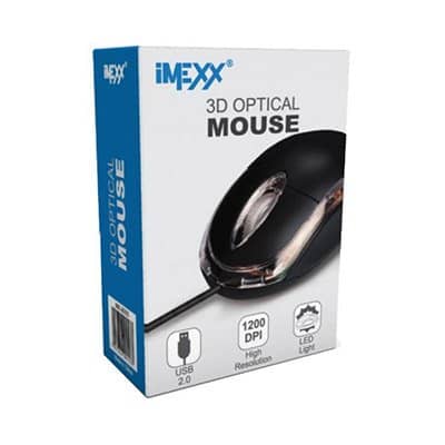 MOUSE OPTICO 3D USB IMEXX