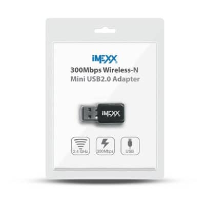 TARJETA DE RED MINI USB 300MBPS IMEXX