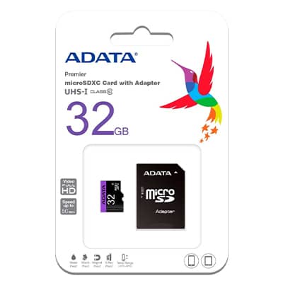 MEMORIA MICROSD ADATA 32GB CLASE 10