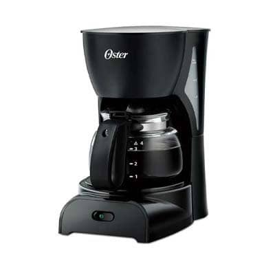 CAFETERA OSTER 4 TAZAS NEGRA BVSTDCDR5B-013