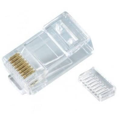 CONECTOR RJ45 CAT6 C/GUIA (BOLSA DE 100)