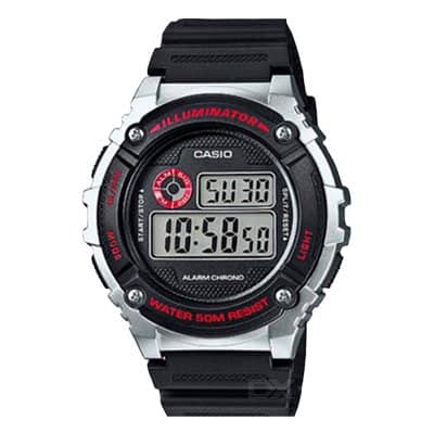 RELOJ ILLUMINATOR WR50M CASIO W-216H-1CVDF