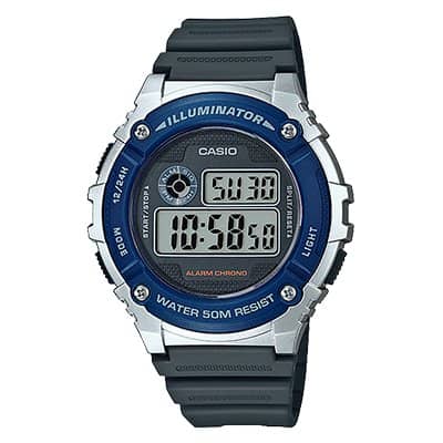 RELOJ ILLUMINATOR WR50M CASIO W-216H-2AVDF