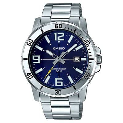 RELOJ ANALOGO METAL 50WR CASIO MTP-VD01D-2BVUD