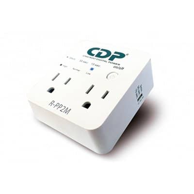 SUPRESOR DE PICOS CDP CON 2 TOMAS PARA MICROONDAS R-PP2M