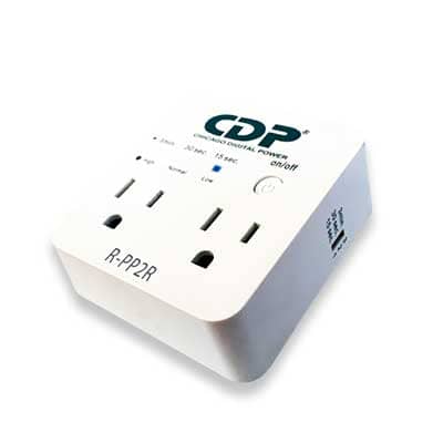 SUPRESOR DE PICOS CDP CON 2 TOMAS PARA REFRIGERADOR R-PP2R