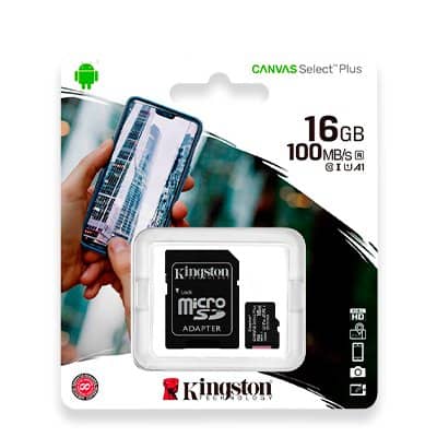 MEMORIA SDCS2/16GB MICROSD KINGSTON 16GB CLASE 10